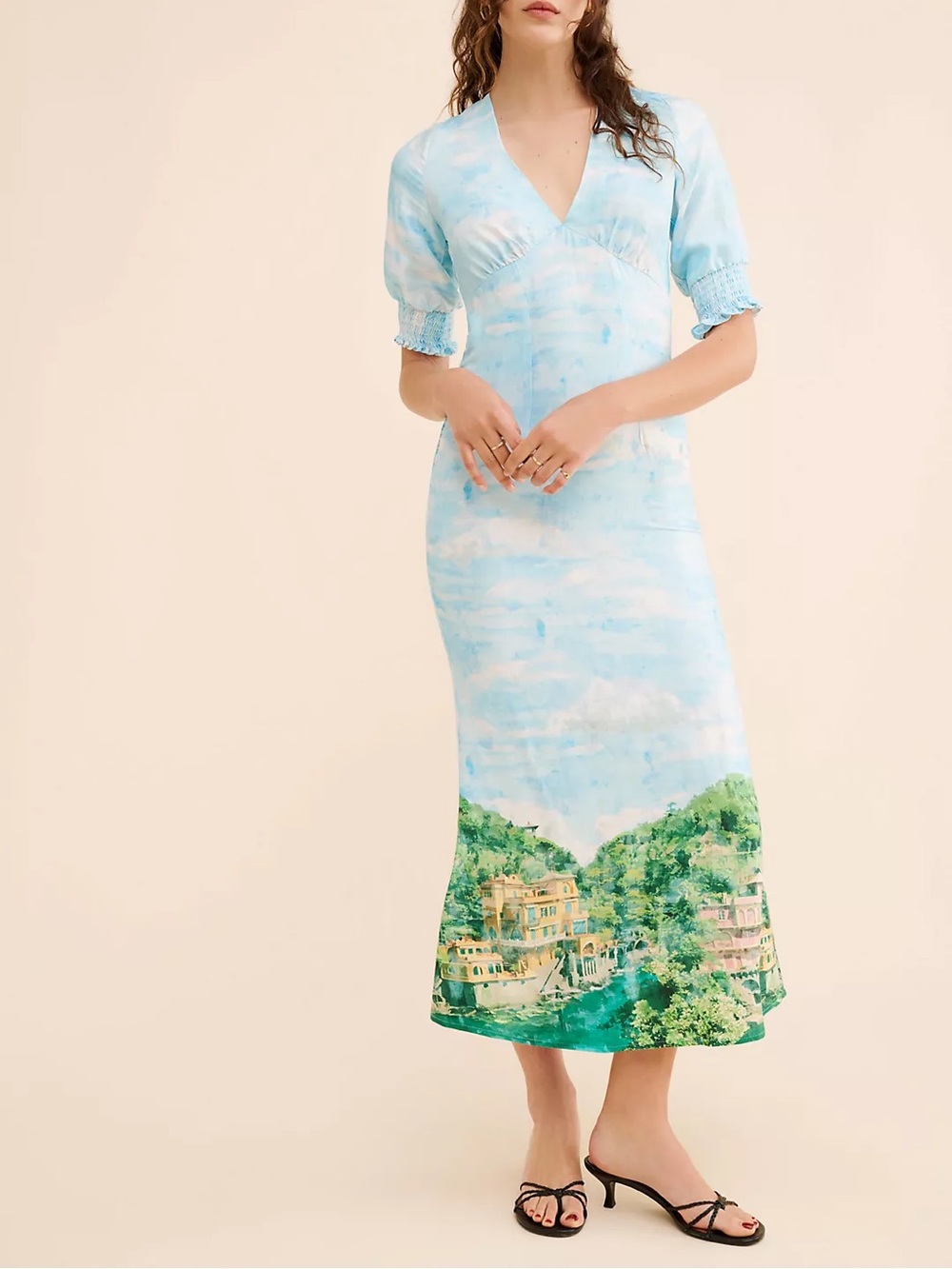 Anthropologie Never Fully Dressed Scenery May Dress